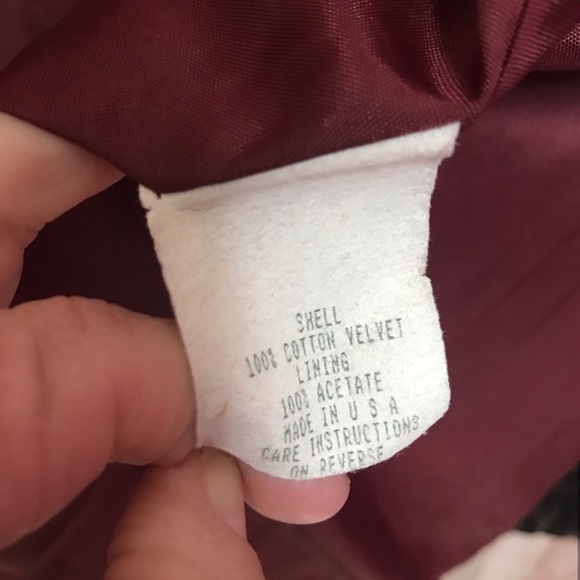 Lorovi Vintage Animal Print Velvet Coat M - Picture 7 of 8